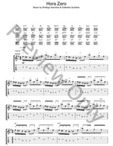 Hora Zero Guitar and Fretted sheet music cover